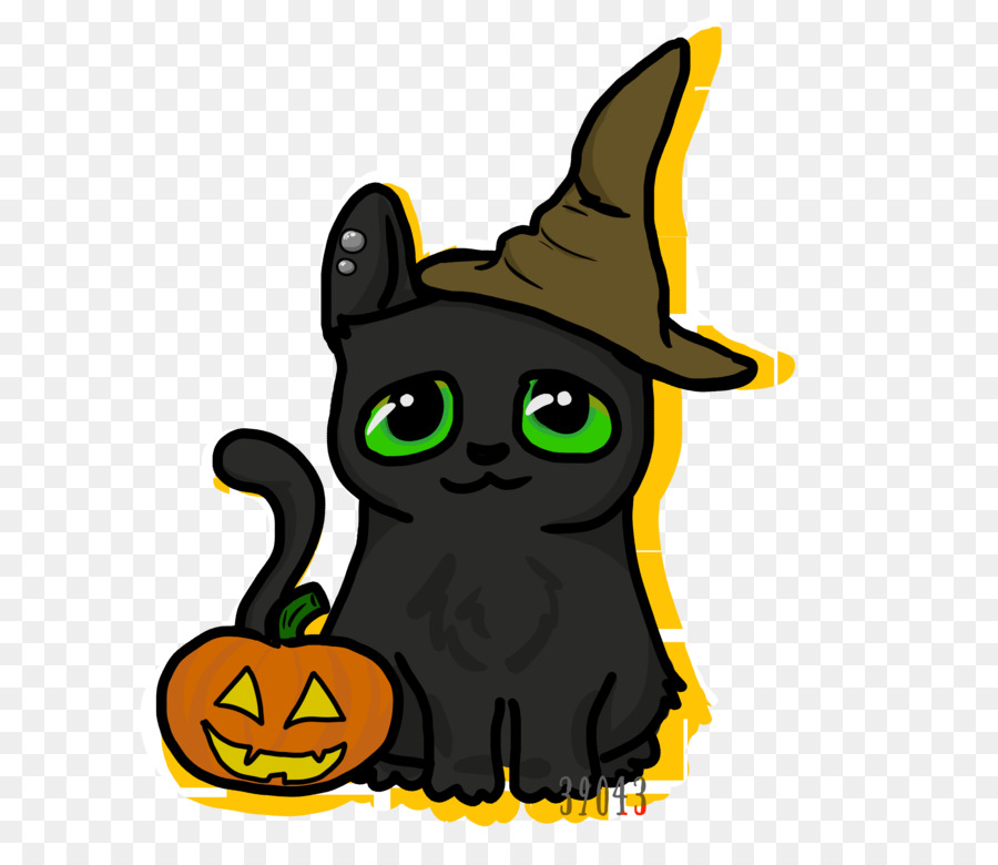 Gato Preto，Dia Das Bruxas PNG