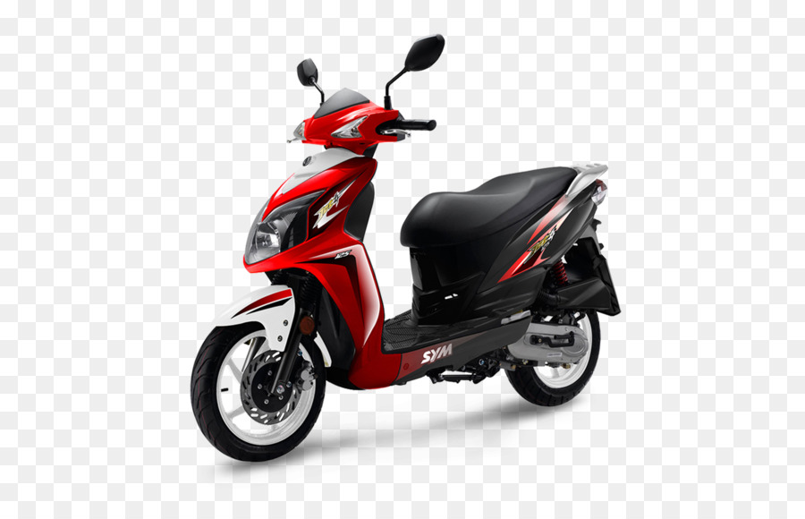 Motocicleta Vermelha E Preta，Scooter PNG