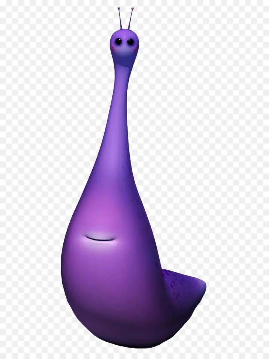 Caracol Roxo，Desenho Animado PNG