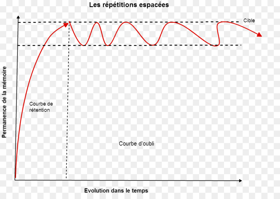 Esquecer Curva，Repetição Espaçada PNG