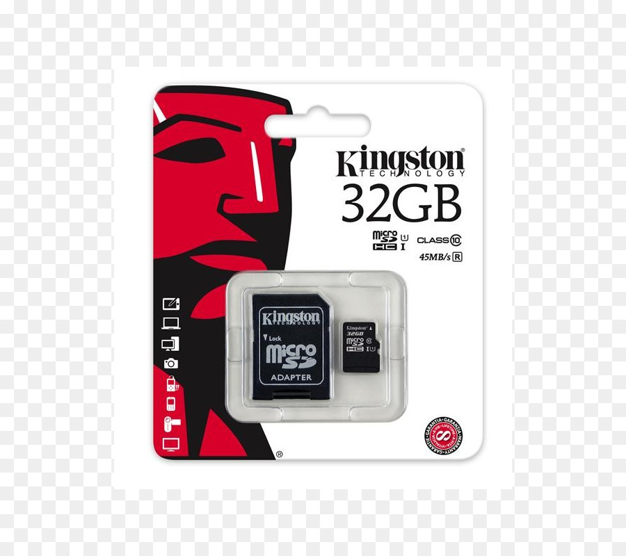 Cartões De Memória Flash，Kingston Microsdhcmicrosdxc Classe 10 Uhsi PNG