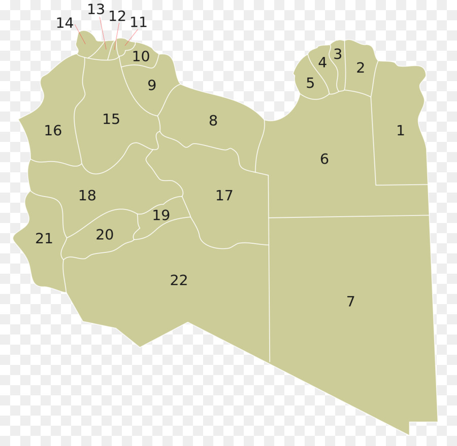 Distritos Da Líbia，Egito PNG