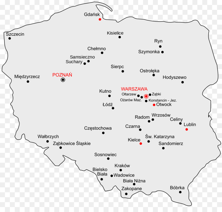 Mapa，Polónia PNG
