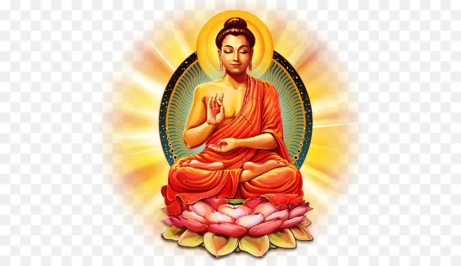 Gautama Buda，De Pé Buda PNG