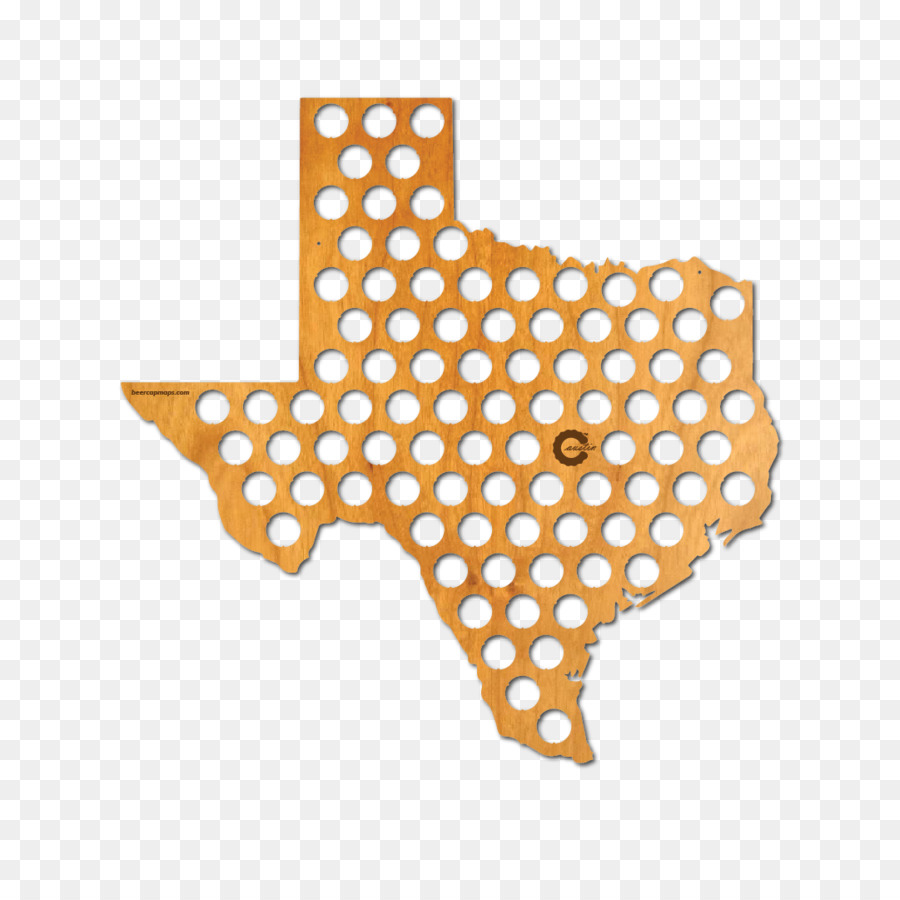 Cerveja，Texas Cerveja Cap Mapa PNG