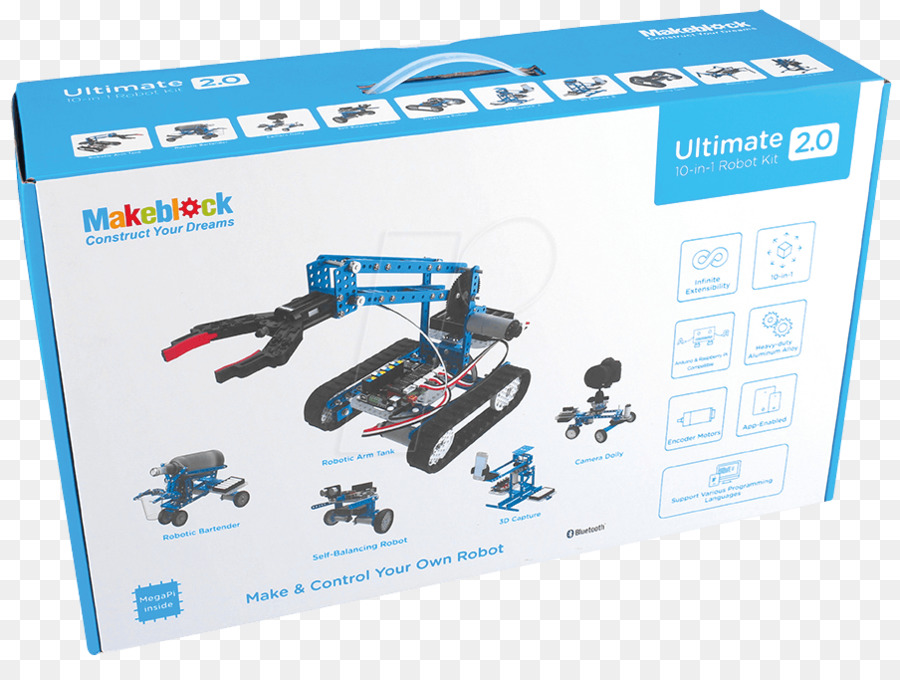 Makeblock Mbot Haste Kit，Makeblock Ultimate 20 10in1 Robô Kit PNG