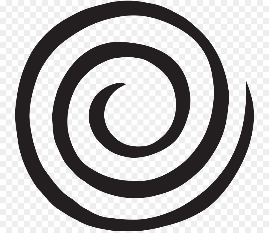 Espiral，Preto PNG