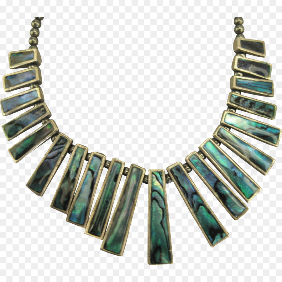 Turquesa，Necklace PNG