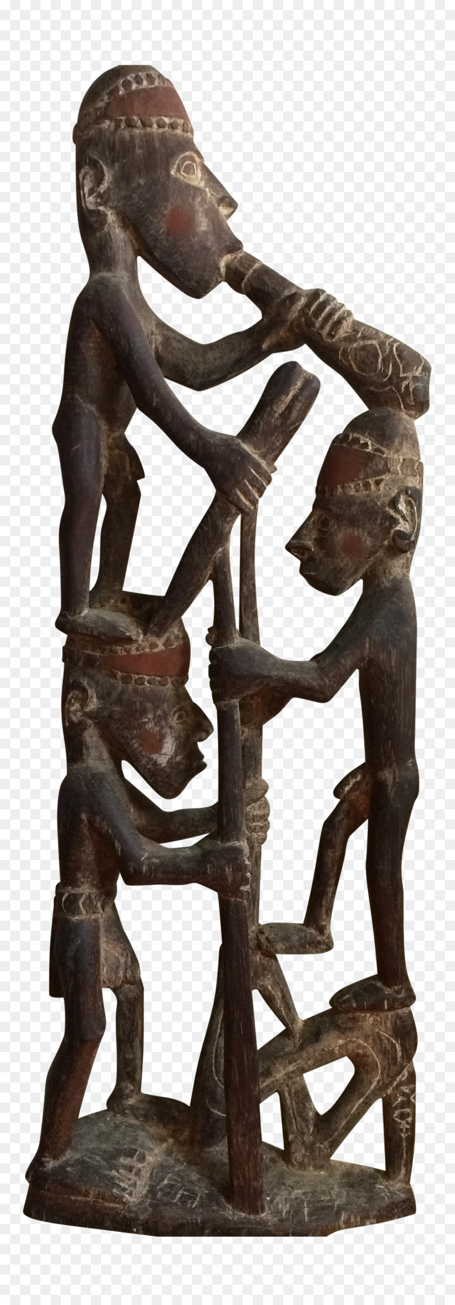 Rio Sepik，Escultura Em Bronze PNG