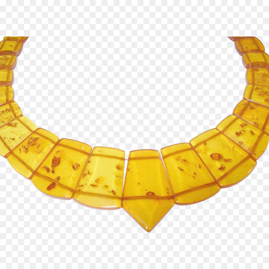 Necklace，Amarelo PNG