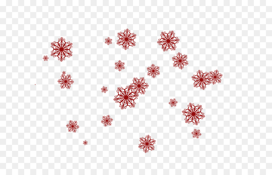 Flocos De Neve Vermelhos，Estrelas PNG