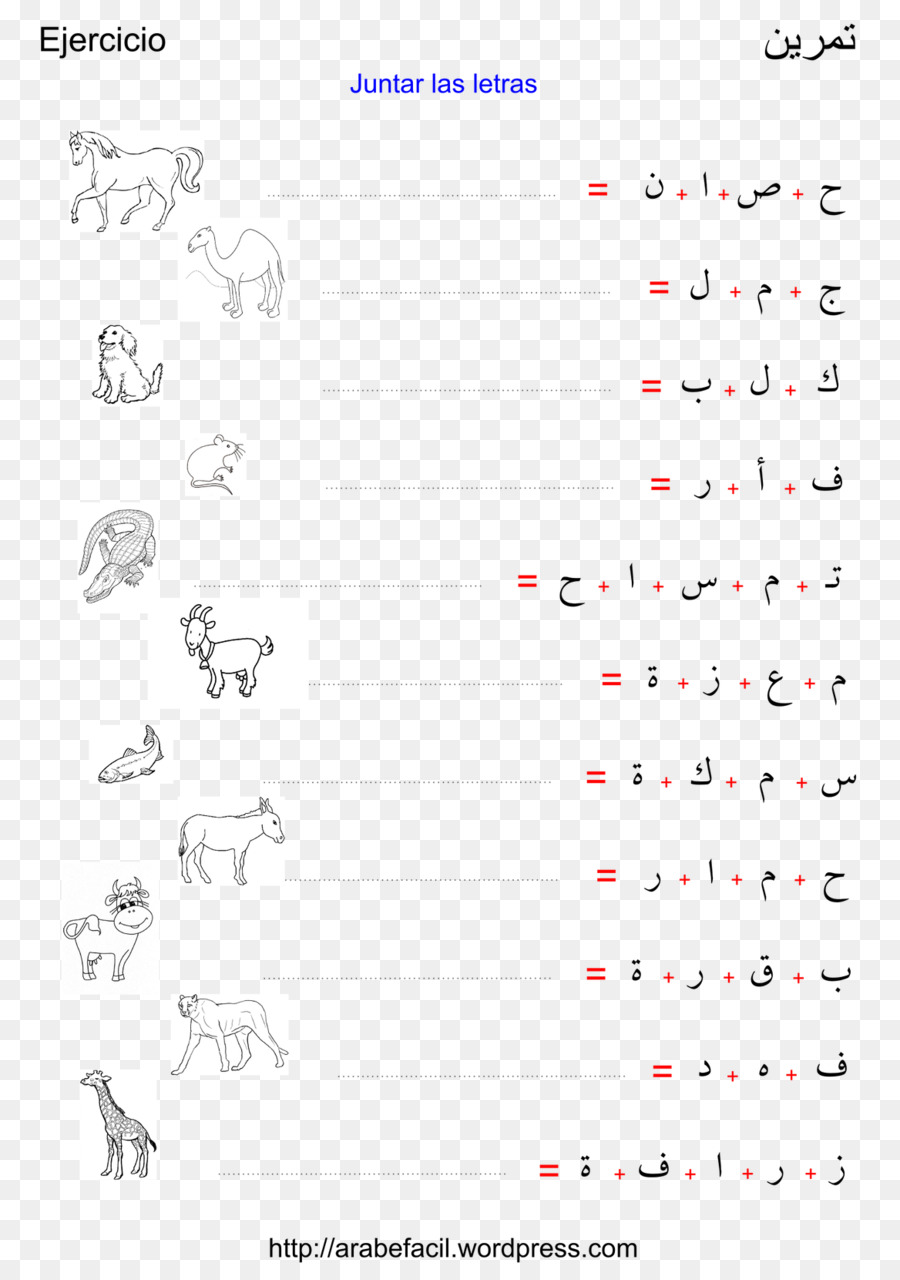 Língua árabe，Aprendizagem PNG