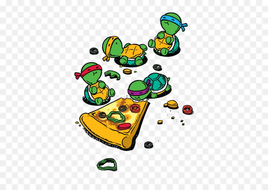 Pizza，Teenage Mutant Ninja Turtles PNG