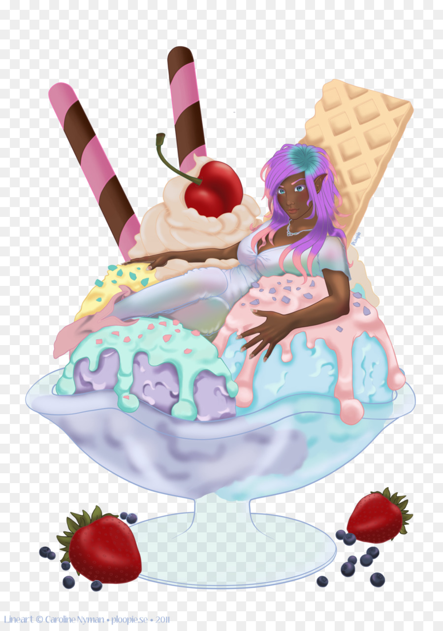 Sundae，Sorvete PNG