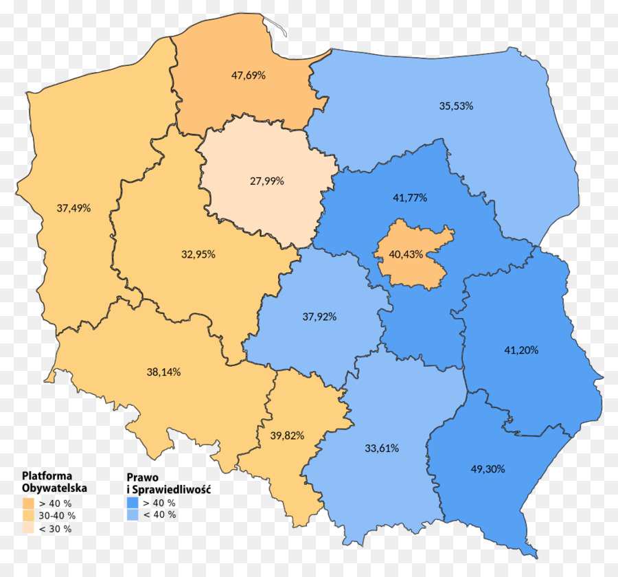 Polónia，Mapa PNG