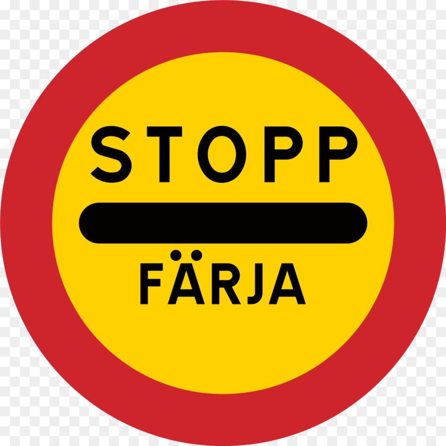 Sinal Stopp Färja，Parar PNG