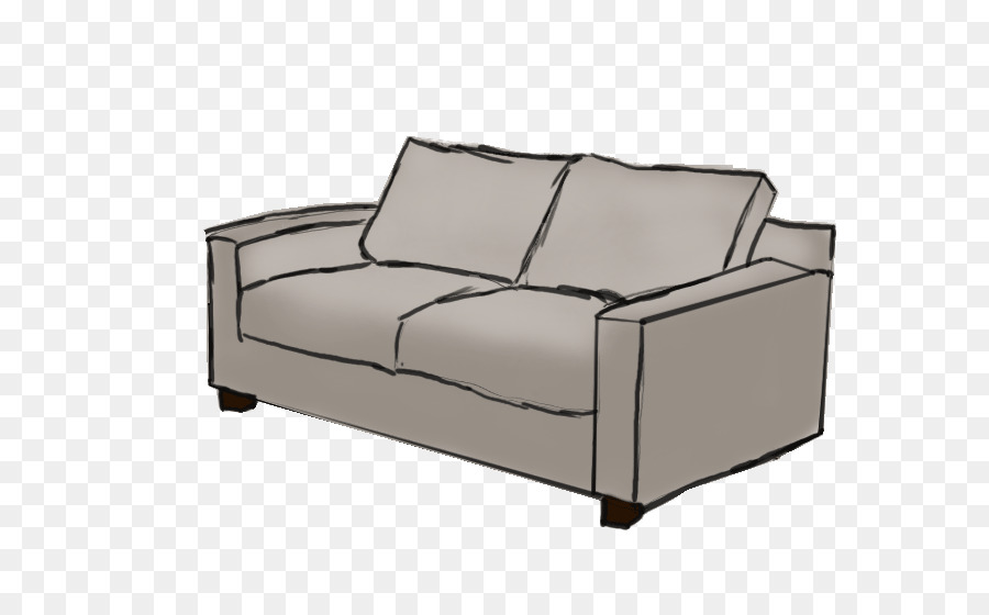 Alu Loveseat，Sofá Cama PNG