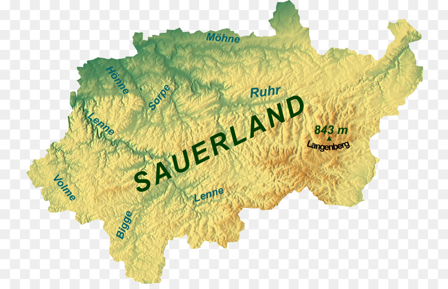 Sauerland，Rothaar Montanhas PNG