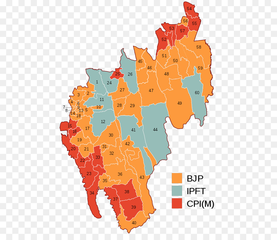 Tripura，Tripura Assembleia Legislativa De Eleição De 2018 PNG