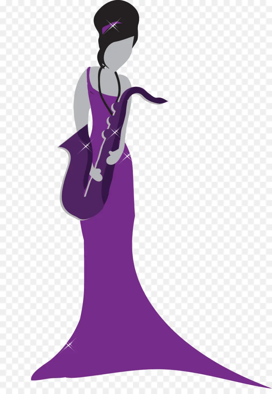 Saxofone，Mulher PNG