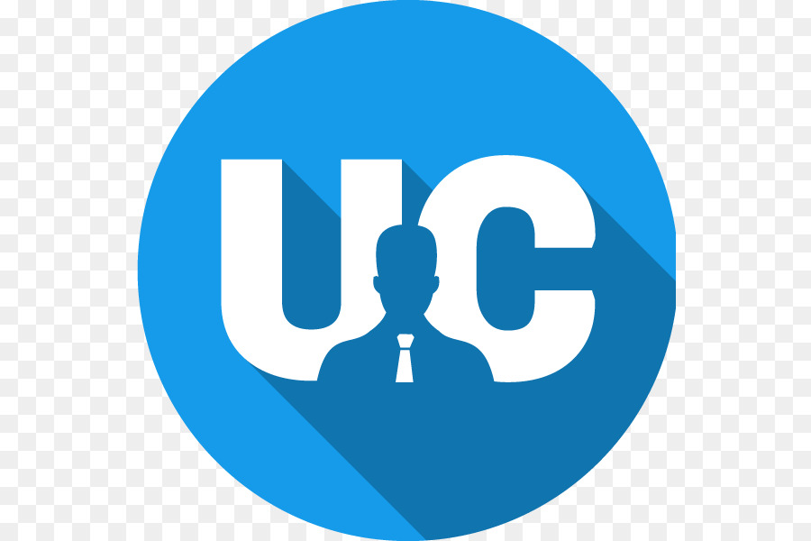 Uc Logo，Azul PNG