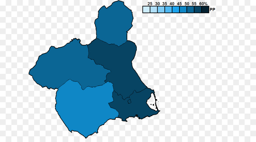 Murcia，Mapa PNG