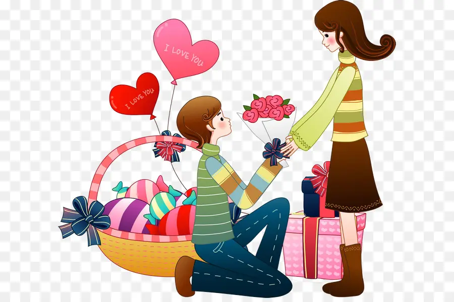 Cartoon，Romance PNG