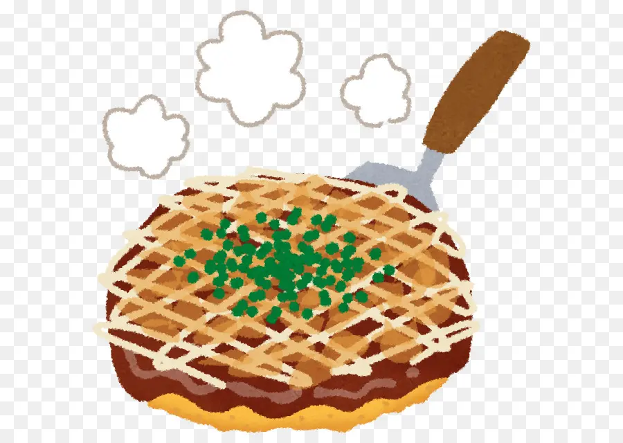 Okonomiyaki，Japonês PNG