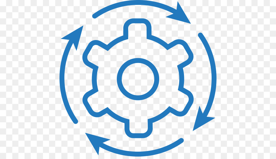 Engrenagem Com Setas Circulares，Ciclo PNG