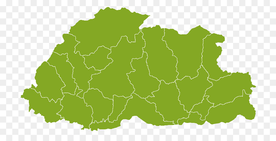 Butão，Mapa PNG