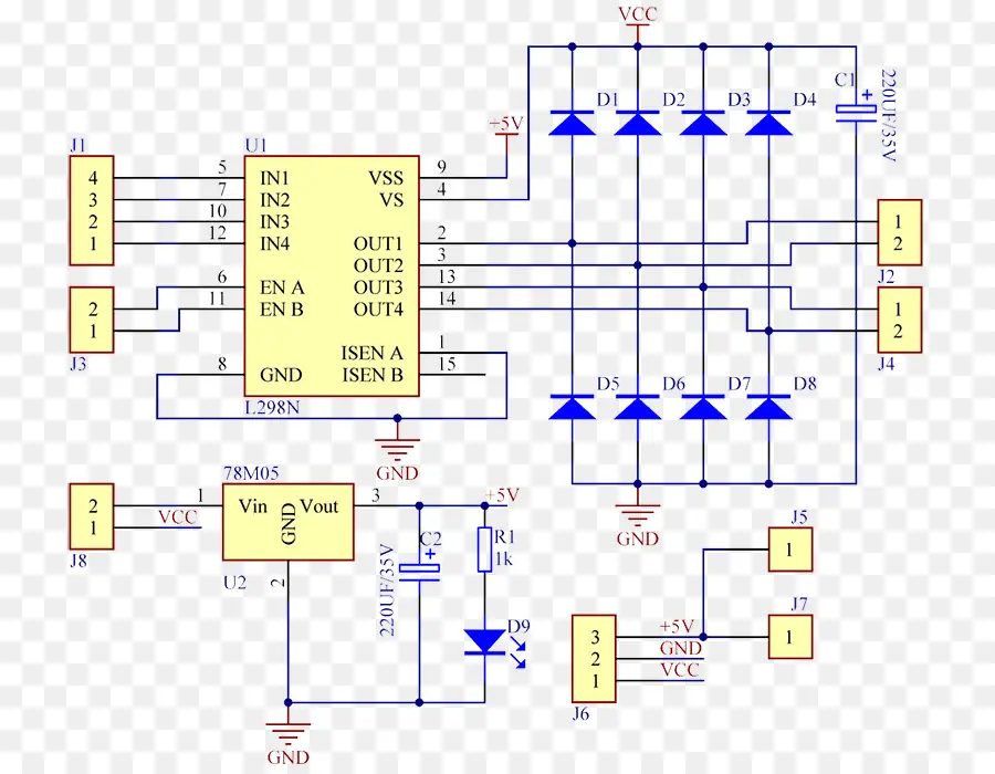 H Ponte，Controle De Motor PNG