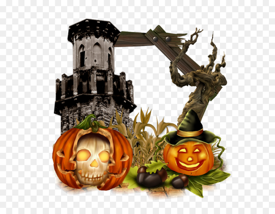 Decorações De Halloween，Abóbora PNG