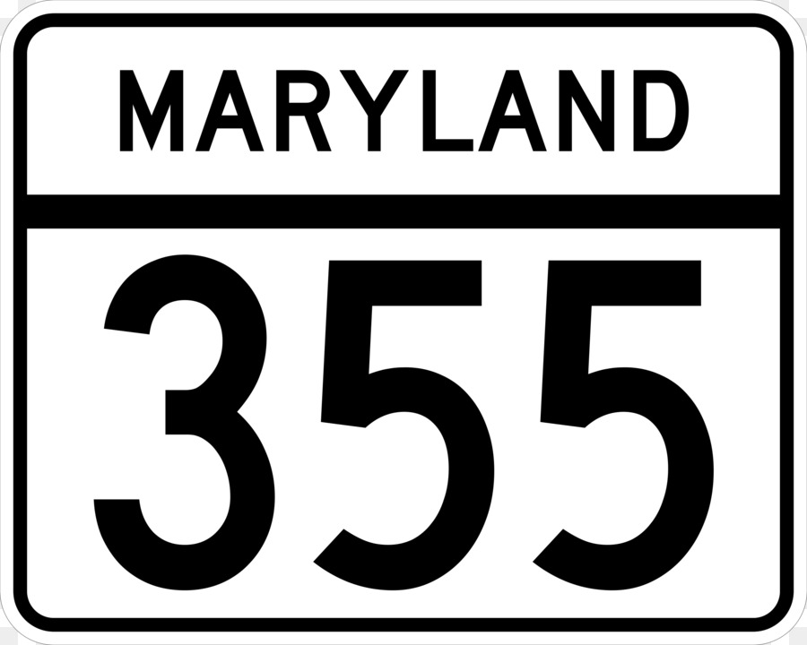 Maryland Rota 355，Placas De Veículos PNG