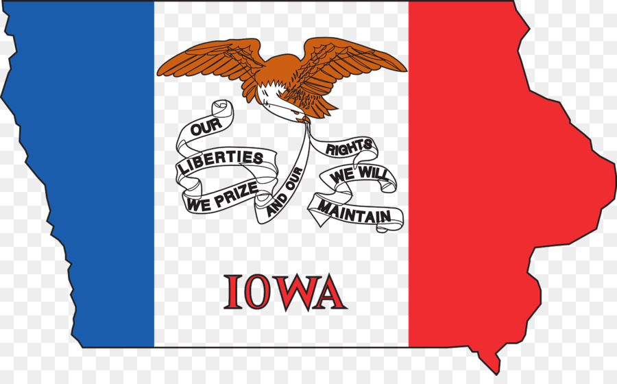 Iowa，Bandeira Do Estado De Iowa PNG