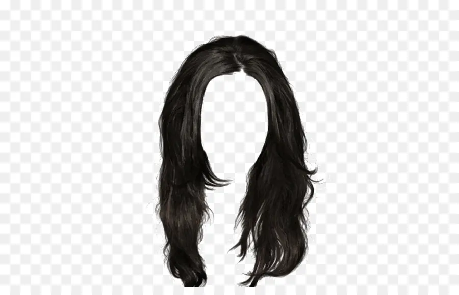 Peruca，Cabelo Preto PNG