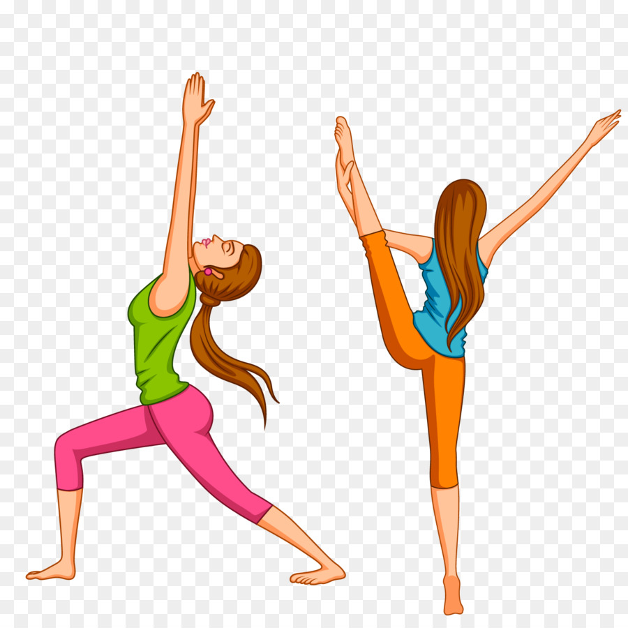 Yoga，Cartoon PNG