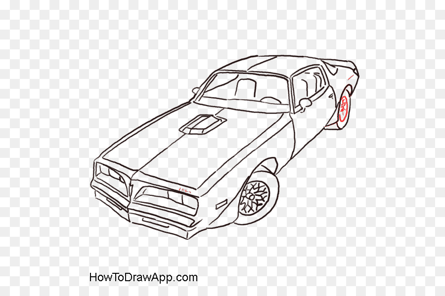 Pontiac Firebird，Desenho PNG