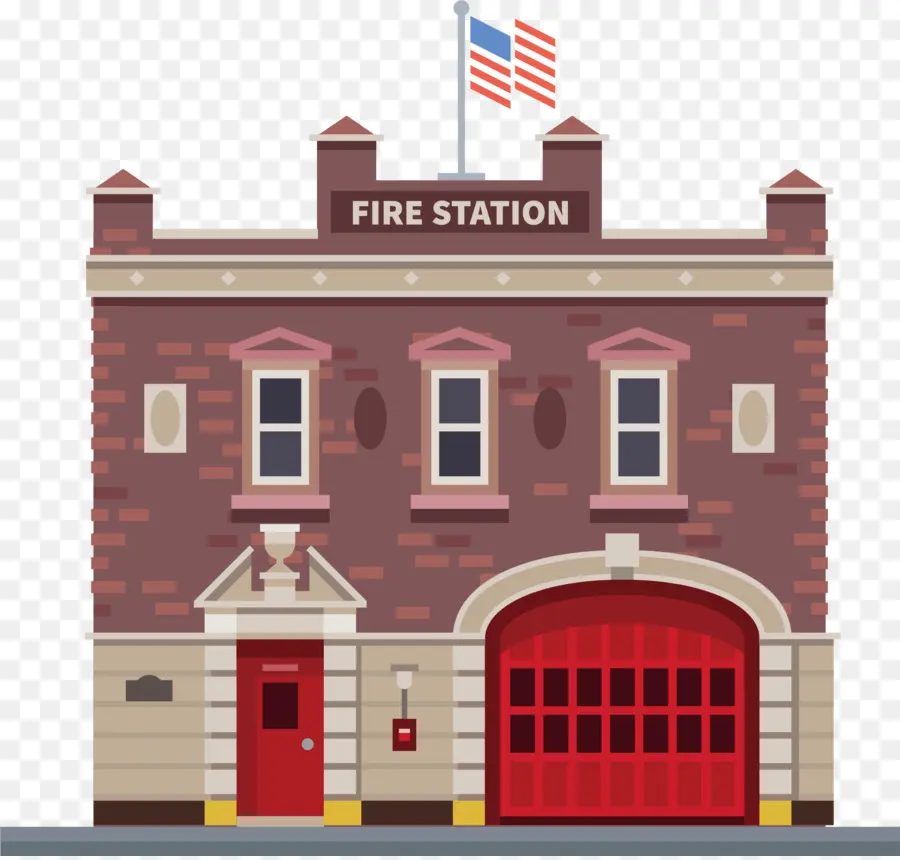 Fire Station，Bombeiro PNG