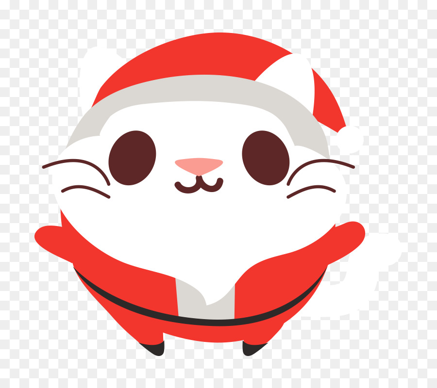 Gato，Papai Noel PNG