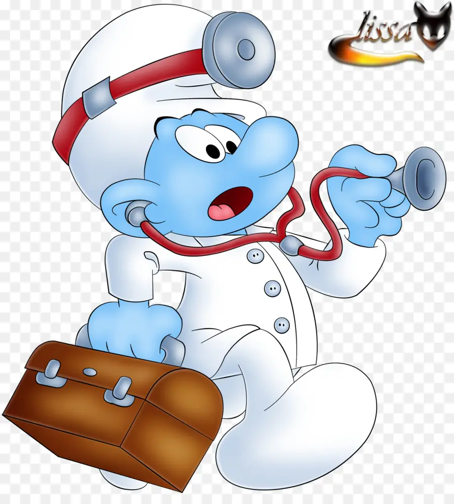 Médico Smurf，Bebê Smurf PNG