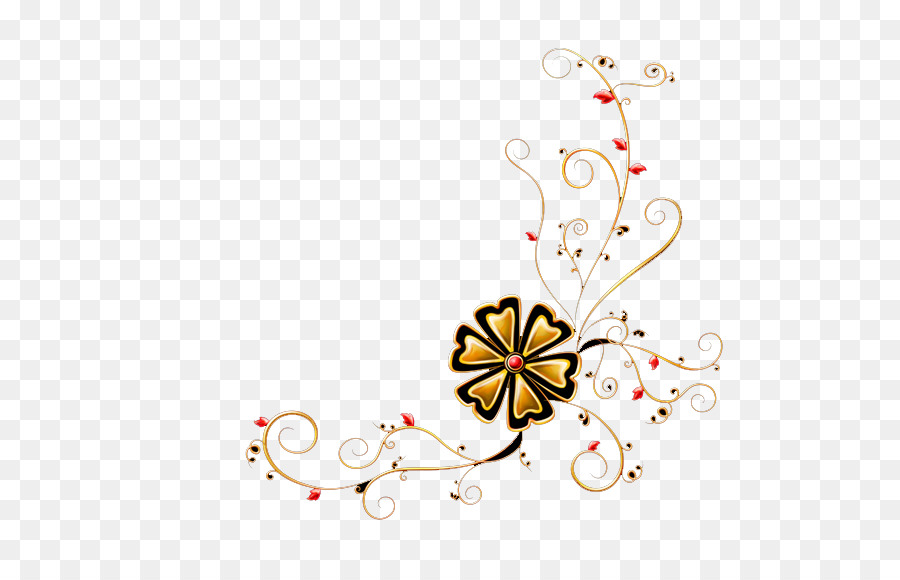 Desenho Floral，Flor PNG