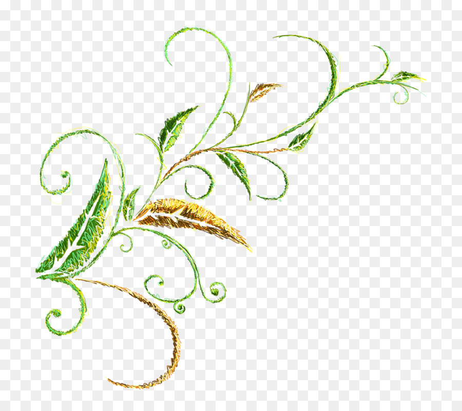 Desenho Floral，Redemoinho PNG