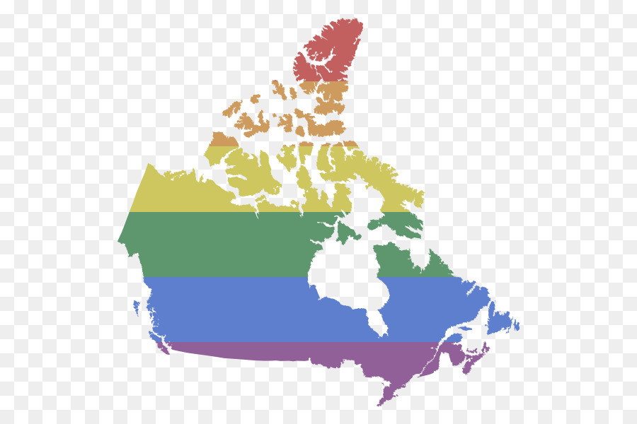 Mapa Do Canadá，País PNG