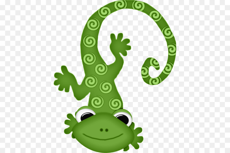 Lagarto Verde，Desenho Animado PNG