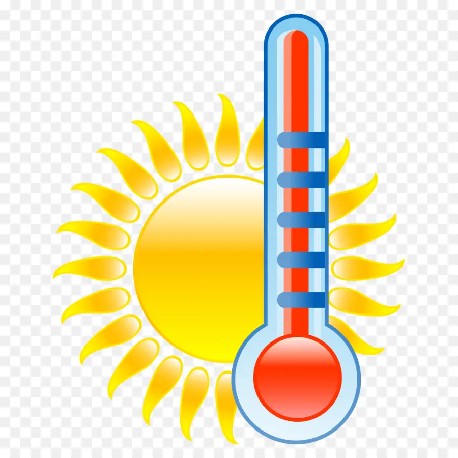 Sol E Termômetro，Aquecer PNG