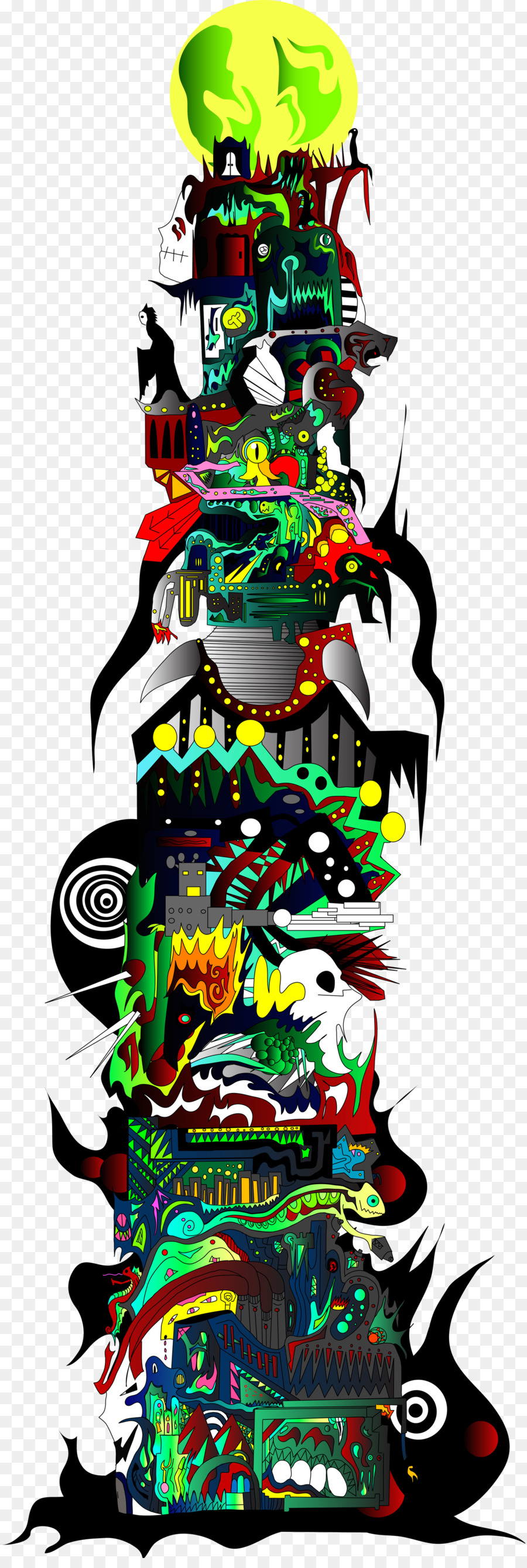 Arte Abstrata，Colorido PNG