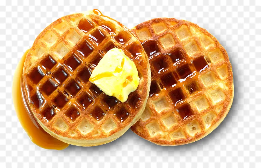 Waffle Com Calda，Café Da Manhã PNG