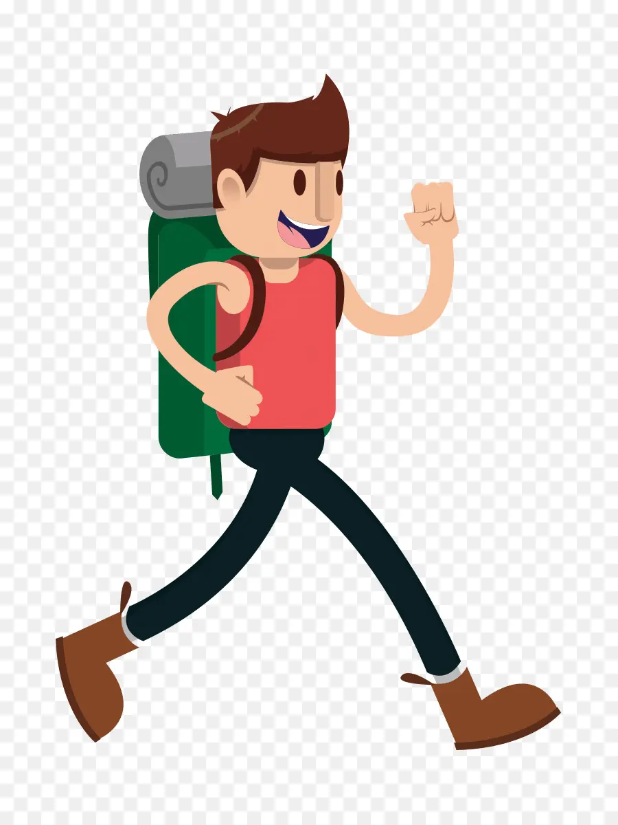 Caminhante，Mochila PNG