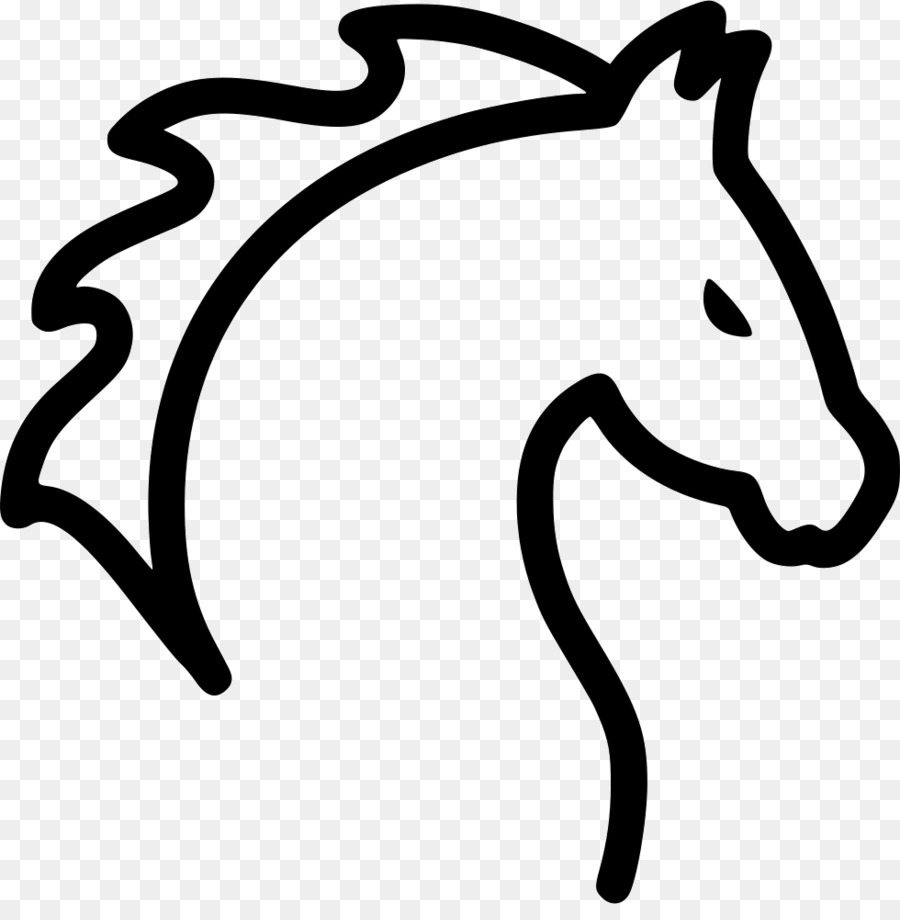 Contorno Do Cavalo，Desenho PNG