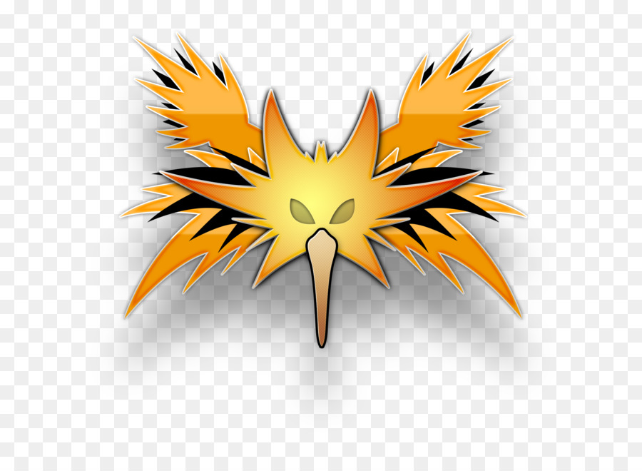 Zapdos，Lendário Pássaro Trio PNG